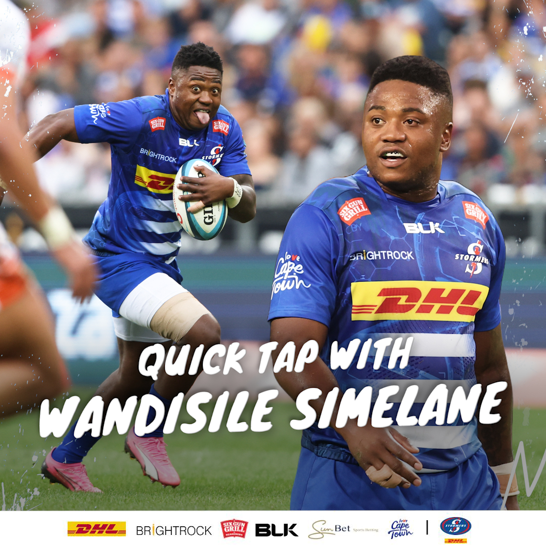 Quick tap with Wandisile Simelane The Stormers